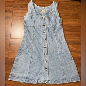 Vintage Geva Co Button Up Denim Dress